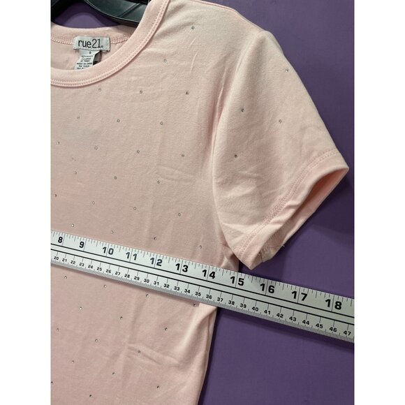 Rue 21 - Women's Short Sleeves T-Shirt - Pink - Small - Picture 3 of 12